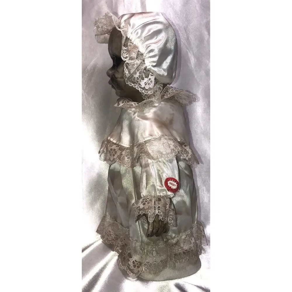 Halloween Doll Scary Haunted Creepy Talks Eyes Light Up Kids of America Corp 13